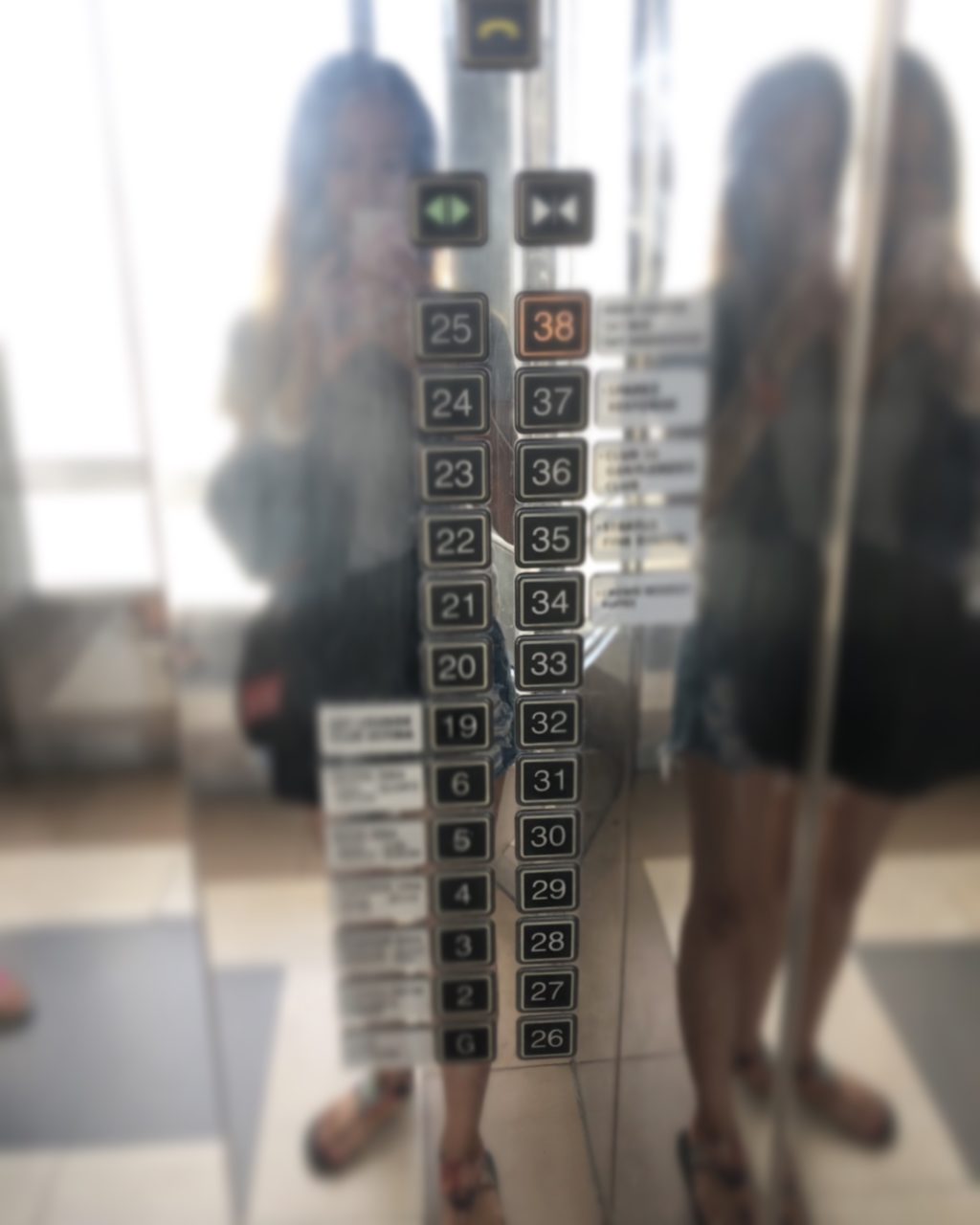 スカイアドベンチャーのエレベーター